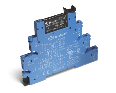 Finder 38.51.0.240.0060 EMR Relay Interface Module 6A