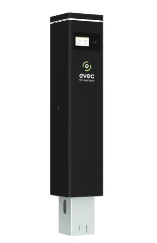 evec ESP01-N 7.4kW Single Socket Pedestal EV Charger Type 1 & Type 2 Single Phase Untethered