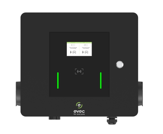 evec EDW01 Dual Socketed Wall 7.4kW Charger