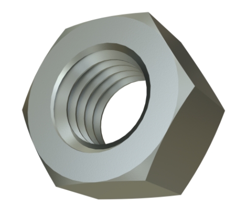 Unistrut 9345M10 Hexagon Nut M10 Brass Zinc Plated