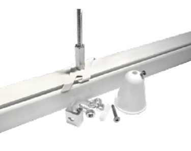 Lumineux 460523-WH Belvide 240V Ceiling Mount Rod White