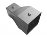 Unistrut RED3322 Galv Trunking Reducer 75x75-50x50mm