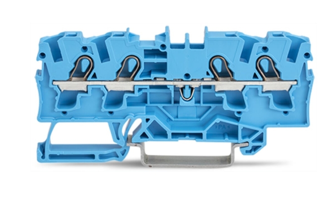 WAGO 2016-1304 ATEX 3 Conductor Through Terminal Block Blue 16mm CAGE CLAMP®