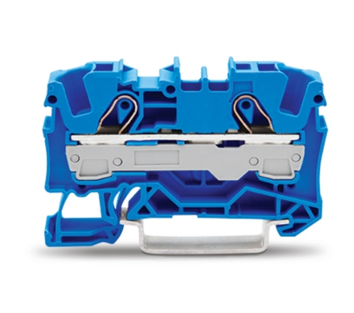 WAGO 2006-1204 ATEX 2 Conductor Through Terminal Block Blue 6mm CAGE CLAMP®