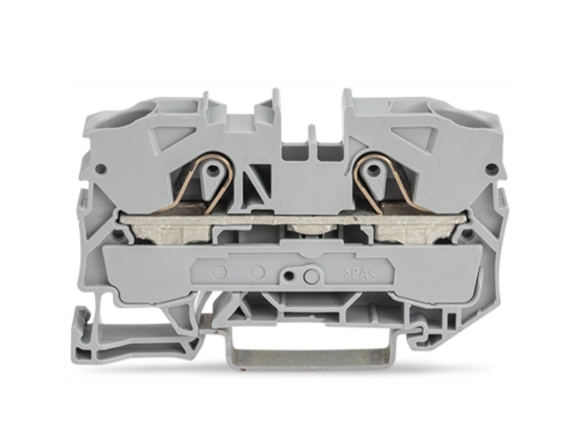 WAGO 2010-1201 ATEX 2 Conductor Through Terminal Block Grey 10mm CAGE CLAMP®