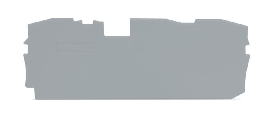 WAGO 2010-1391 Terminal End Plate 3 Conductor 10mm Grey