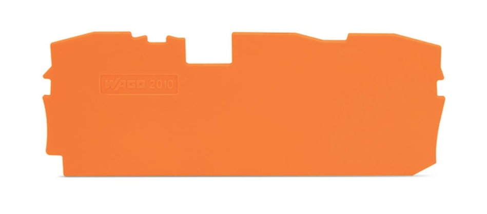 WAGO 2010-1392 Terminal End Plate 3 Conductor 10mm Orange