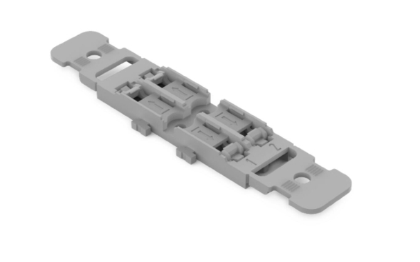 WAGO 221-2502 Mounting Carrier with Strain Relief 2-way
