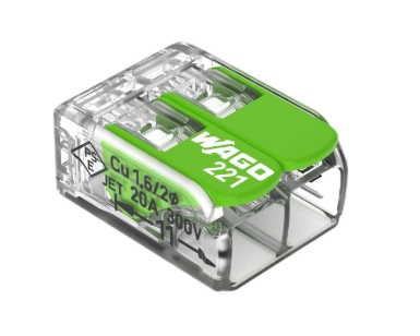 WAGO 221-422 2 Way Splicing Connector 4mm 