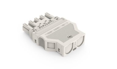 WAGO 770-135 5-pole Plug with Strain Relief Housing 4mm White