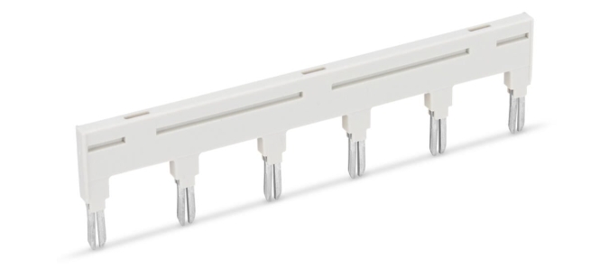 Wago 788-116 Jumper Bar 6-Way Insulated Light Grey