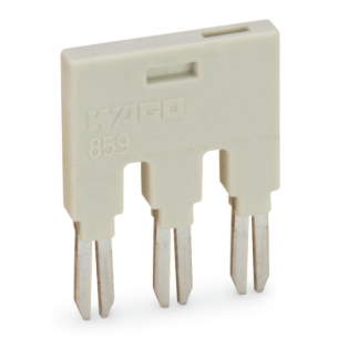 Wago 859-408 Jumper Bar 8-Way Insulated Light Grey