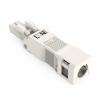 WAGO 890-122 Socket with Strain Relief Housing 2-Pole White 1.5mm