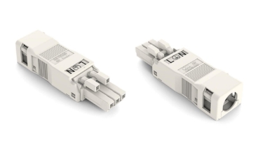 Wago 890-123 Socket with Strain Relief Housing 3-Pole White 1.5mm