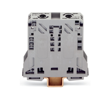 WAGO 285-150 POWER CAGE CLAMP 2-Conductor Through Terminal Block 50mm² Grey