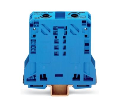WAGO 285-154 POWER CAGE CLAMP 2-Conductor Through Terminal Block 50 mm² Blue