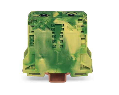 WAGO 285-157 POWER CAGE CLAMP 2-Conductor Through Terminal Block 50 mm² Earth