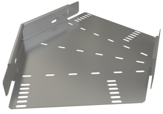 Unistrut TUHB15045PG 45 Degree Heavy Duty Cable Tray Bend 100mm Pre Galv