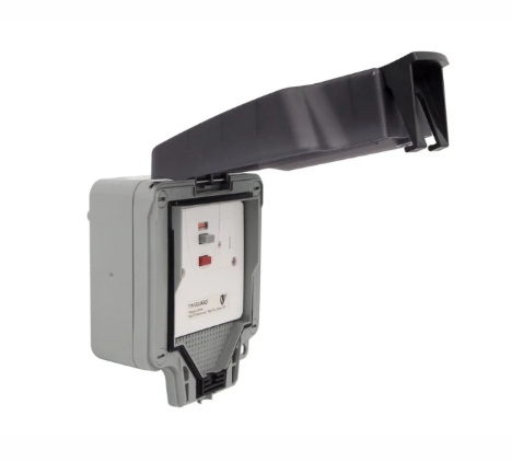 Timeguard TW1460P Weathersafe IP66 13A Unswitched Spur with Passive RCD
