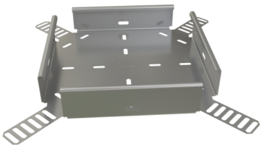 Unistrut TUHX100PG Heavy Duty Cable Tray Equal Crossover 100mm Pre Galv