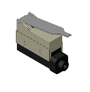 Omron D4MC-1000 Enclosed Limit Switch Hinged Lever 10A