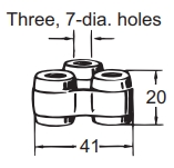 Omron F03-14-3P 3 Electrode Separator