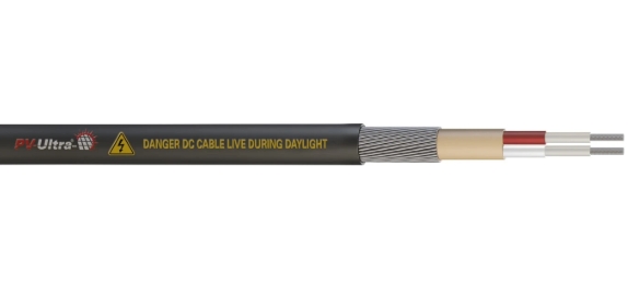 Doncaster Cable PV-ULTRA2C4.0SWA PV-Ultra Cable 2 Core 4mm Black SWA