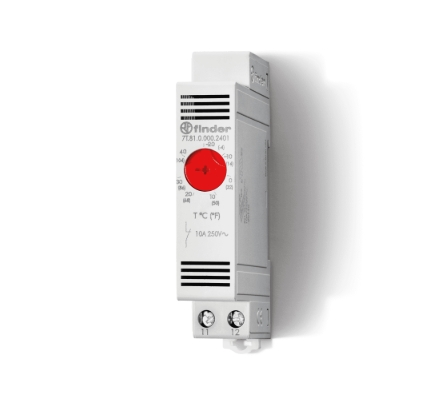 Finder 7T.81.0.000.2401 Compact Panel Thermostat 1NC -20 ... +40 °C