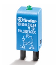 Finder 99.80.0.024.98 LED + Varistor 6-24VAC/DC