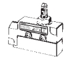 Omron ZE-Q21-2G Enclosed Micro Limit Switch Crossroller Plunger