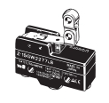 Omron Z-15GW2277-B Standard Micro Switch Unidirectional Short Hinge Roller Lever Parallel G (0.5mm)