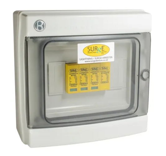 Surge SY12350KA4P/ENC Type 1+2+3 50kA 3 Phase Surge Arrestor in Enclosure