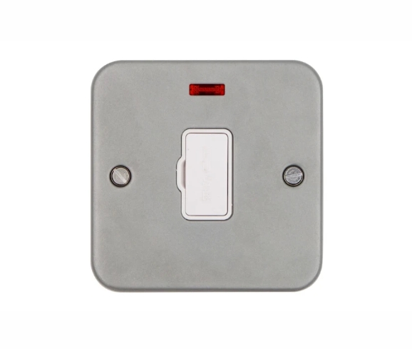 VIMARK VM1361 Metalclad 13A Unswitched Spur with Neon with Knockouts