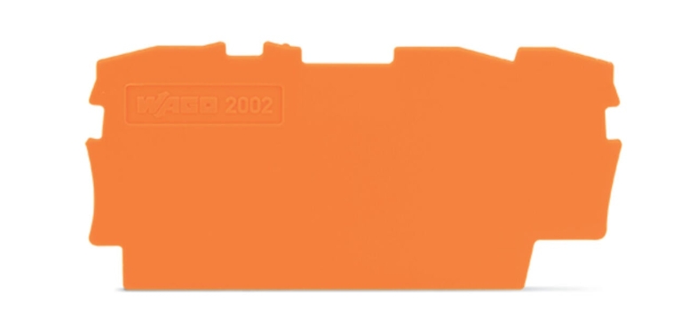 WAGO 2002-1392 Orange Terminal End Plate 3 Conductor