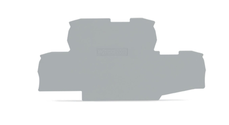 WAGO 2002-2791 Grey Double Level Terminal End Plate