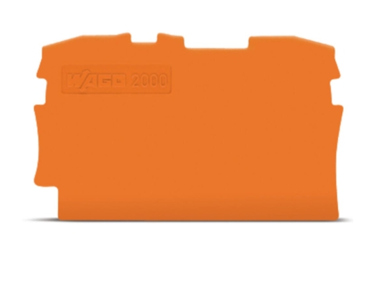 Wago 2000-1292 Orange Terminal End Plate