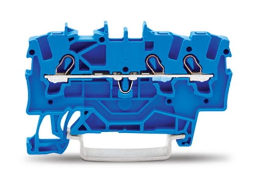 WAGO 2001-1304 ATEX Push Fit Terminal 1.5mm Blue 3 Conductor
