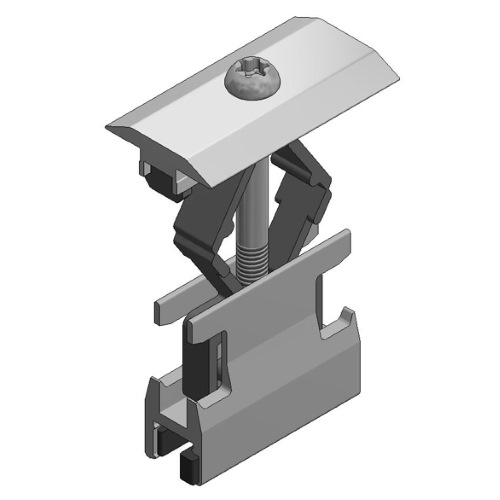 ValkClamp Aluminium Mid Clamp for Side+ Profile 28-50mm