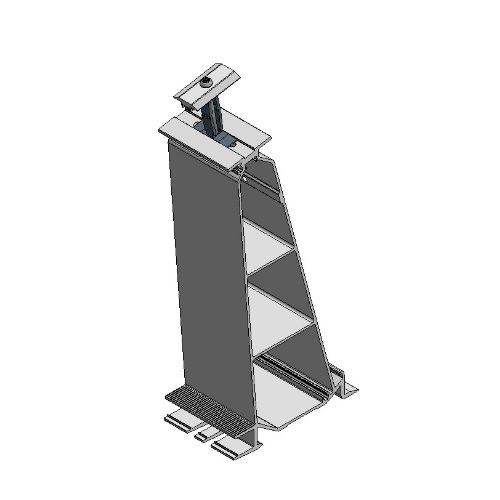 ValkPro+ 724670 Aluminium Rear Foot - Middle (P10˚)