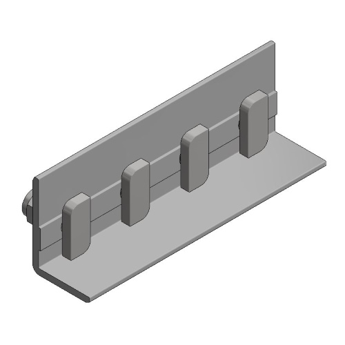 ValkClamp 724863 Alu Side+ Profile Coupling with 4 x M8x20mm Bolts