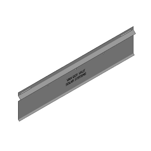 ValkPro+ 742520 Galvanised Back Plate (P10°) L=1160mm 