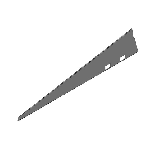 ValkPro+ 742532 Galvanised Side Plate (P10°) - Left