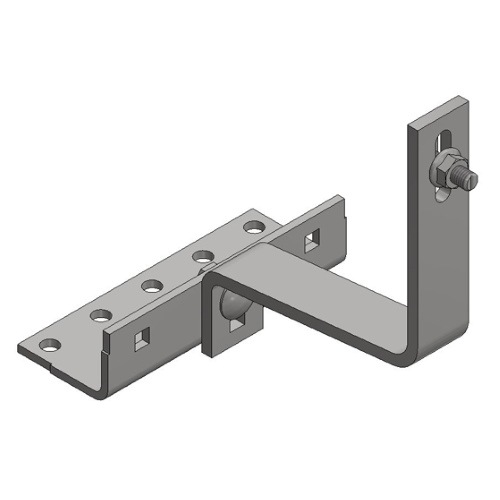 ValkClamp 747844 Ss Strongline Roof Hook - 3x Adjustable + Hammerhead Bolt + Flange Nut