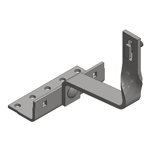 ValkClamp 747845 Ss Strongline Roof Hook - 3x Adjustable Twist + Hammerhead Bolt + Flange 