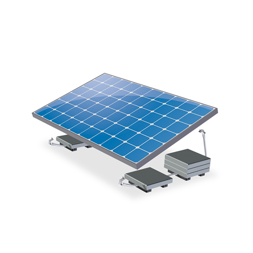 ValkBox 3 759003 Flat Roof - Kit for 1 Panel - 20° Tilt (for Panels up to 1150mm)