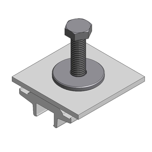 ValkClamp 774223 Aluminium Clamp for Power Optimizer/Micro Invertor