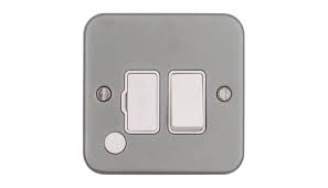 VIMARK VM1372 Metalclad 13A Switched Spur with Flex Outlet