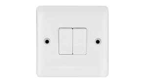 Vimark VP1204 Pro 2 Gang 2 Way 10AX Plate Switch