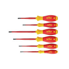 Wiha WHA36455 SoftFinish Pozidrive Screwdriver Set 6 Piece