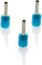 Partex CEF7508F-C Bootlace Ferrule 0.75mm Blue (100 Pack)